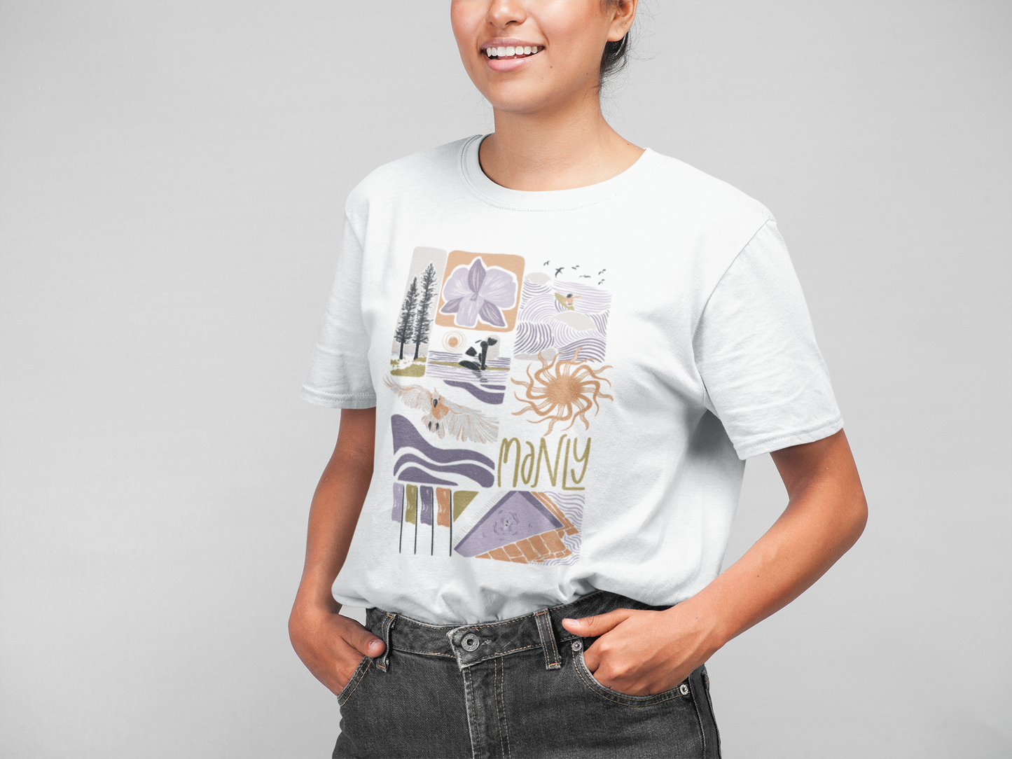 Manly Beach Tee